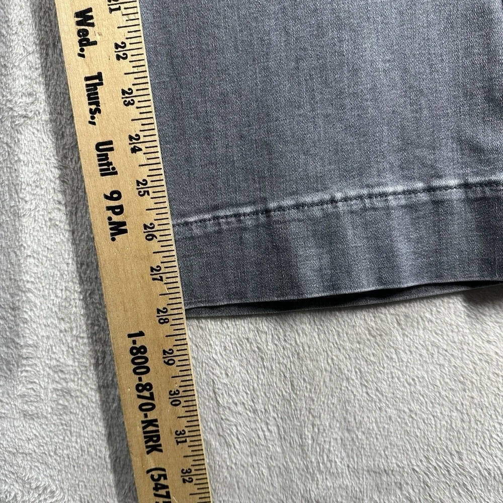 J Jill Denim Women's High‎ Rise Flare Jeans Women's Size 12 Gray EUC
